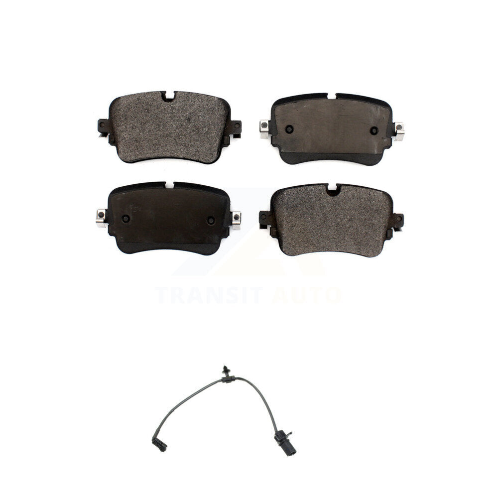 Ceramic Disc Brake Pads And Wear Sensors Rear Kit For Audi Q7 Q8 A8 Quattro