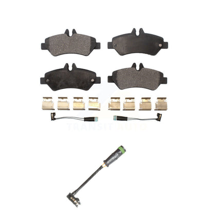 Ceramic Brake Pad Extra Wear Sensor Rear Kit For Freightliner Sprinter 2500 3500