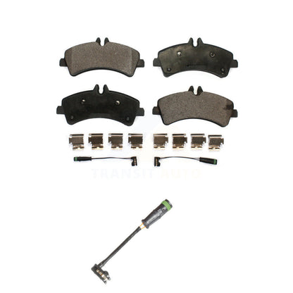 Ceramic Disc Brake Pad Extra Wear Sensor Rear Kit For Freightliner Sprinter 3500