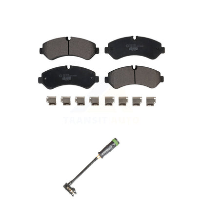 Ceramic Disc Brake Pads And Wear Sensors Rear Kit For Freightliner Sprinter 3500