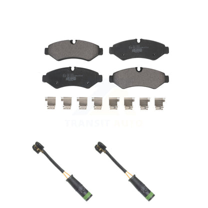 Ceramic Brake Pads & Wear Sensor Rear Kit For Mercedes-Benz Sprinter 4500 3500XD