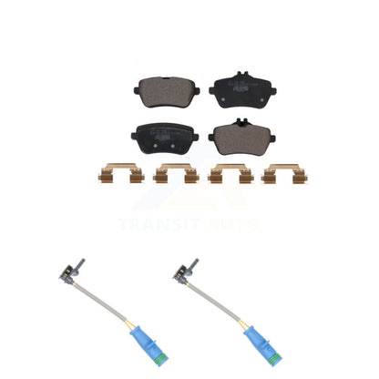 Ceramic Disc Brake Pad And Wear Sensor Rear Kit For 2020 Mercedes-Benz S450 3.0L