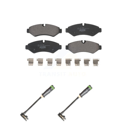 Ceramic Brake Pads Wear Sensor Rear Kit For Freightliner Sprinter 2500 3500 1500