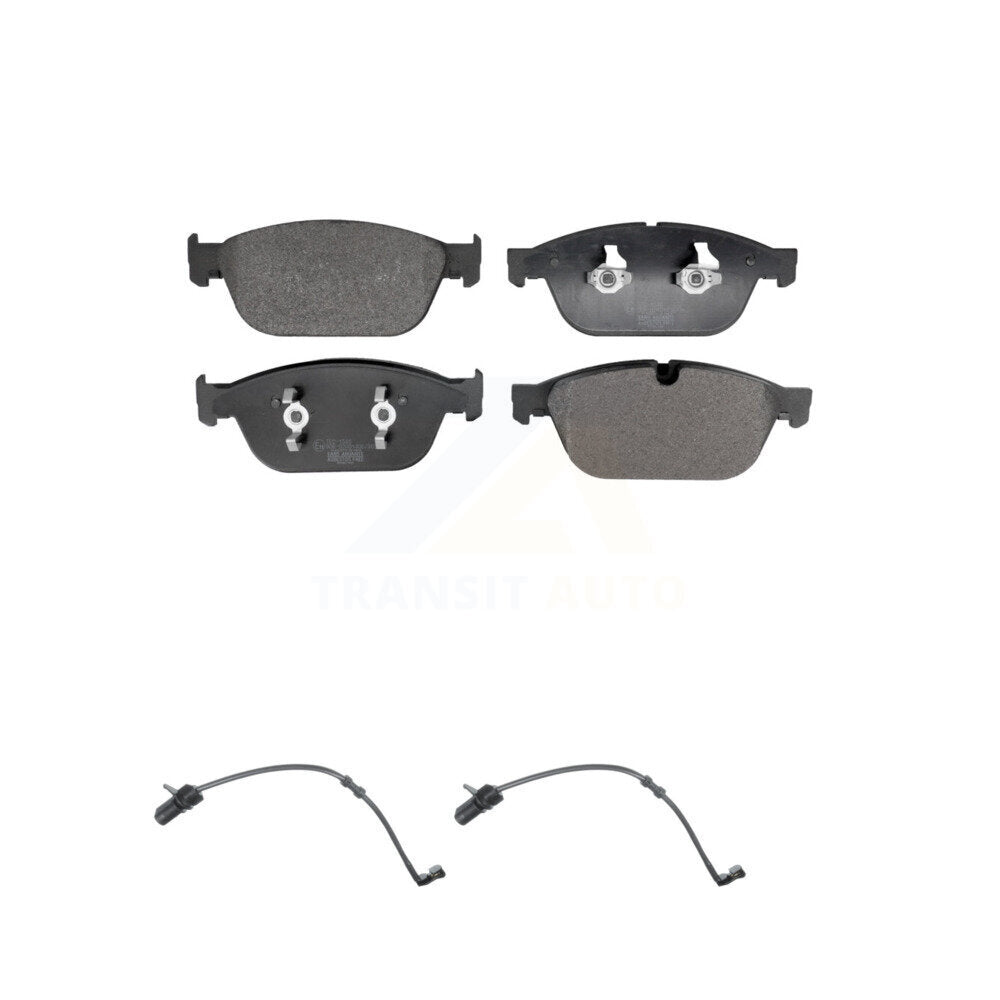 Ceramic Disc Brake Pads And Wear Sensors Front Kit For Audi SQ5 A8 Quattro