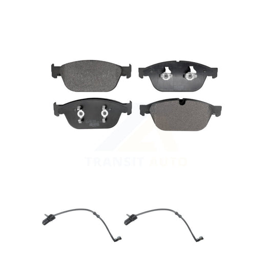 Ceramic Disc Brake Pads And Wear Sensors Front Kit For Audi SQ5 A8 Quattro