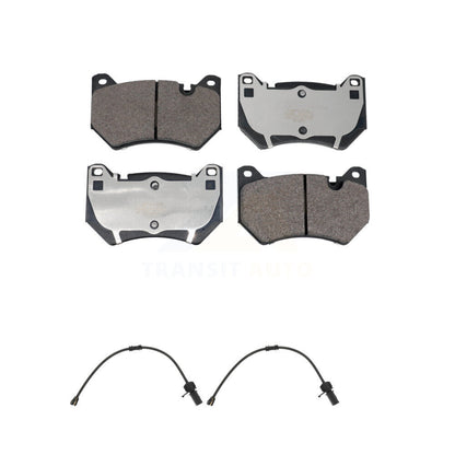 Ceramic Disc Brake Pads And Wear Sensors Front Kit For Audi Q5 2.0L