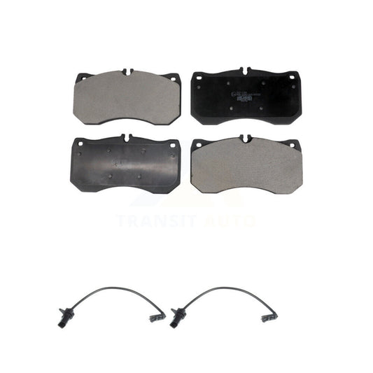 Ceramic Disc Brake Pads And Wear Sensors Front Kit For Audi S6 S7 S8