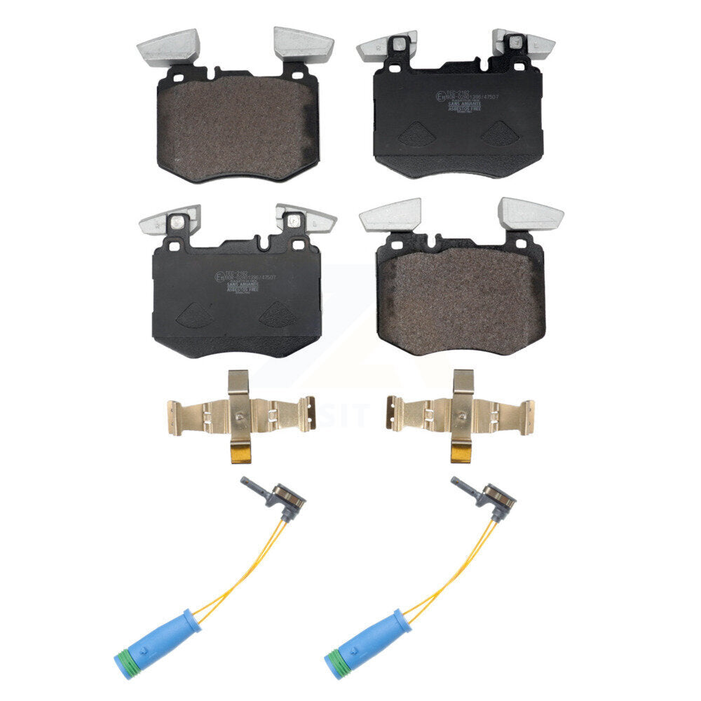 Ceramic Disc Brake Pads And Wear Sensors Front Kit For Mercedes-Benz GLC300
