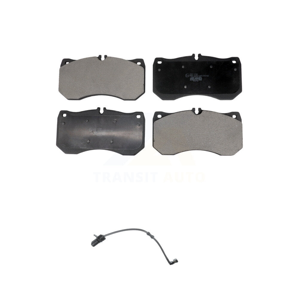 Ceramic Disc Brake Pads And Wear Sensors Front Kit For Audi A7 Quattro A8