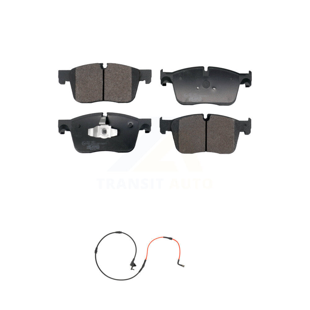 Ceramic Disc Brake Pads And Wear Sensors Front Kit For Jaguar XE