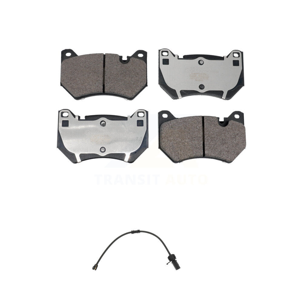 Ceramic Disc Brake Pads And Wear Sensors Front Kit For Audi Q5 2.0L