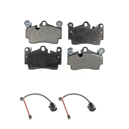 Ceramic Brake Pads & Wear Sensor Rear Kit For Audi Q7 Porsche Cayenne Volkswagen