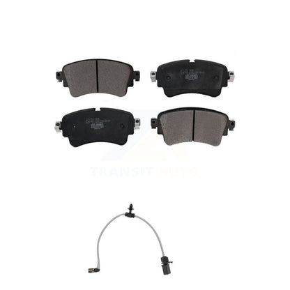 Ceramic Brake Pads Wear Sensor Rear Kit For Audi Q5 A6 Quattro A7 Sportback PHEV