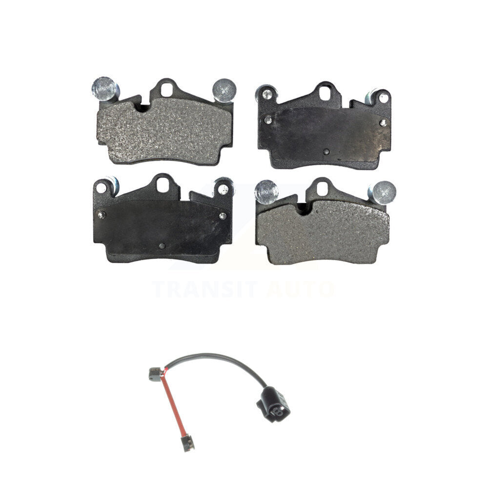 Ceramic Brake Pads & Wear Sensor Rear Kit For Audi Q7 Porsche Cayenne Volkswagen
