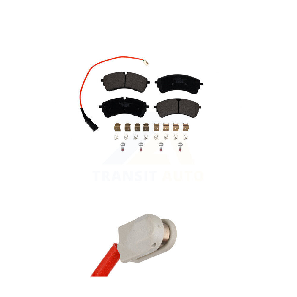 Ceramic Disc Brake Pads And Extra Wear Sensors Rear Kit For Ford Transit-350 HD