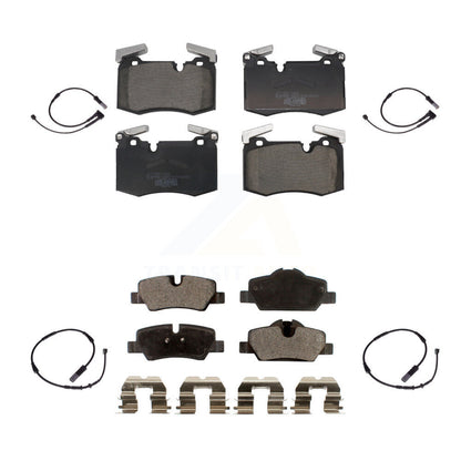 Ceramic Disc Brake Pads And Wear Sensors Front Rear Kit For Mini Cooper