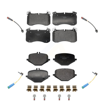 Ceramic Disc Brake Pad Wear Sensor Front Rear Kit For Mercedes-Benz G63 AMG 4.0L