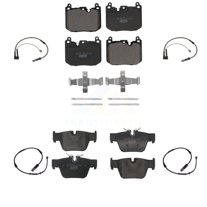 Ceramic Disc Brake Pads And Wear Sensor Front Rear Kit For 2019-2020 BMW X2 M35i