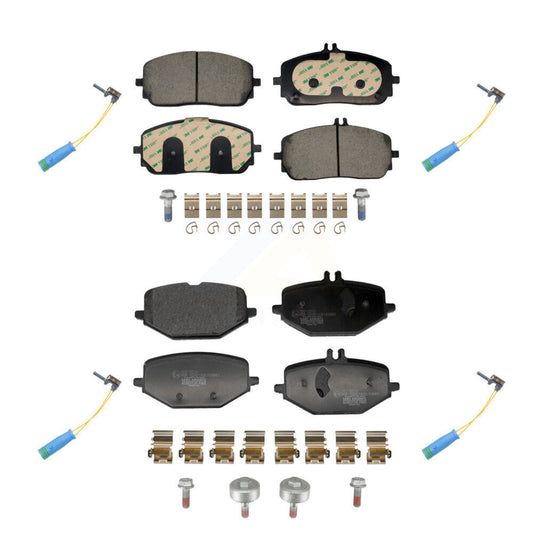 Ceramic Disc Brake Pads Wear Sensor Front Rear Kit For Mercedes-Benz GLE350 G550