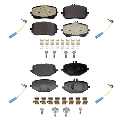 Ceramic Brake Pad Wear Sensor Front Rear Kit For Mercedes-Benz GLE450 GLS450 AMG