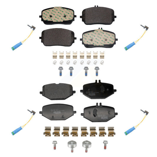 Ceramic Brake Pad Wear Sensor Front Rear Kit For Mercedes-Benz GLE450 GLS450 AMG