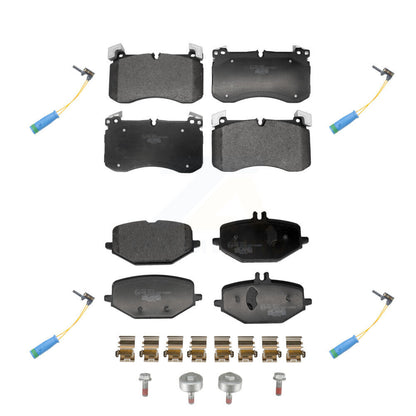 Ceramic Brake Pad Wear Sensor Front Rear Kit For 20-22 Mercedes-Benz GLS450 3.0L