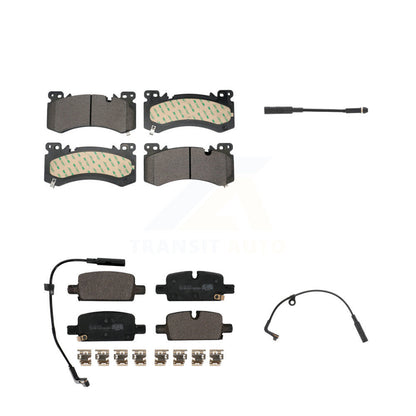 Ceramic Disc Brake Pads And Extra Wear Sensor Front Rear Kit For Chevrolet Tahoe
