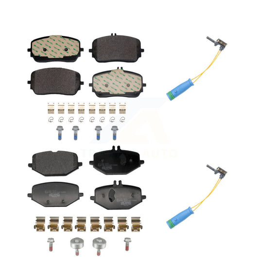 Ceramic Brake Pad Wear Sensor Front Rear Kit For Mercedes-Benz GLE450 GLS450 AMG