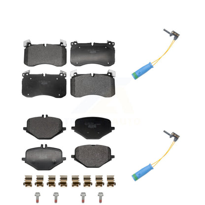 Ceramic Brake Pad & Wear Sensor Front Rear Kit For Mercedes-Benz GLS63 AMG GLE53