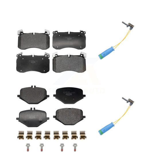 Ceramic Brake Pad & Wear Sensor Front Rear Kit For Mercedes-Benz GLS63 AMG GLE53