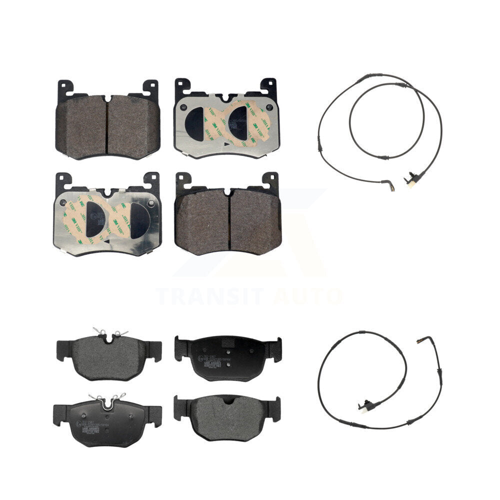 Ceramic Brake Pads Wear Sensor Front Rear Kit For Jaguar F-Pace Land Rover Range