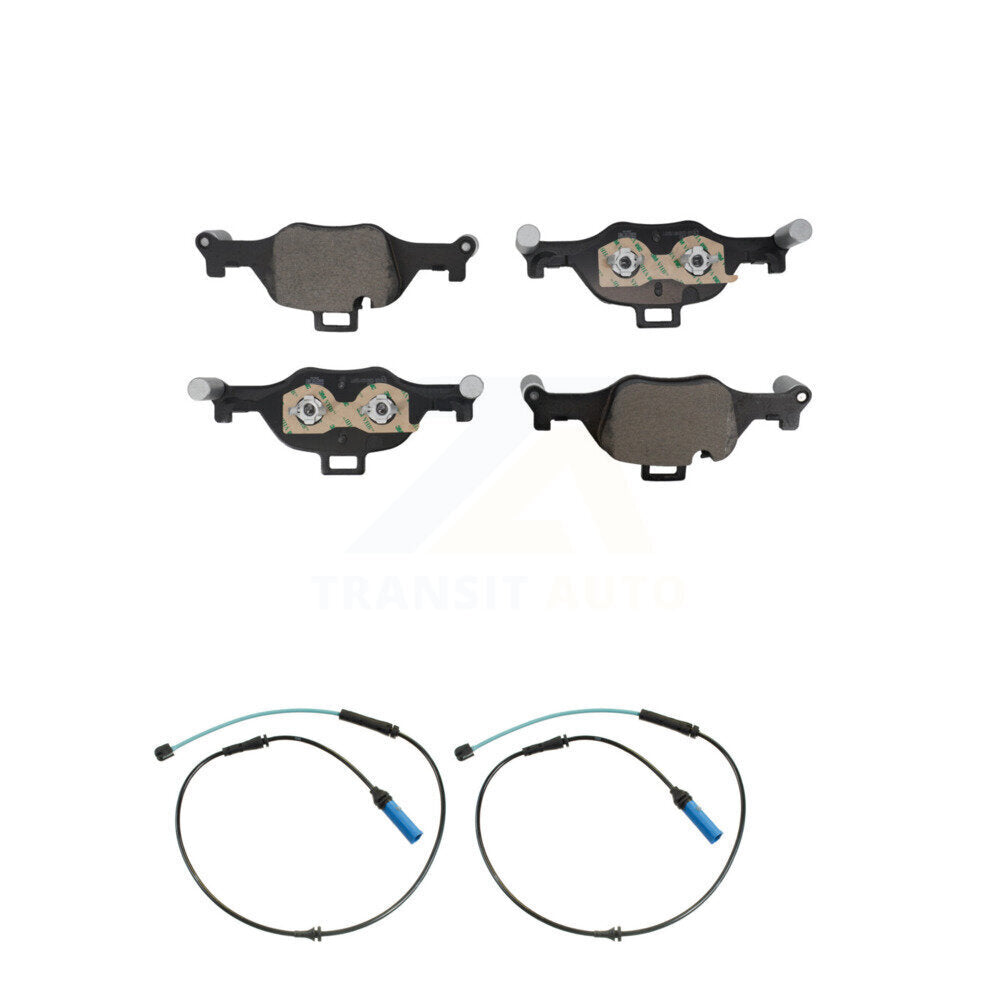 Ceramic Disc Brake Pads Wear Sensor Front Kit For BMW 530i xDrive 540i 530e 540d