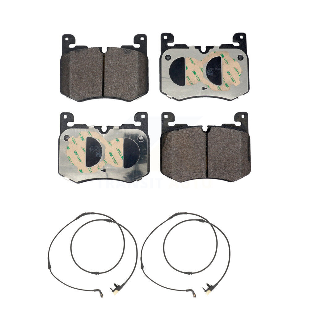 Ceramic Brake Pad Wear Sensor Front Kit For Jaguar F-Pace Land Rover Range Velar