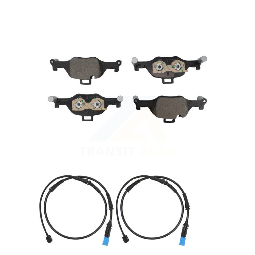 Ceramic Disc Brake Pads And Wear Sensors Front Kit For BMW X5 X6
