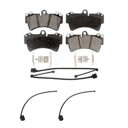 Ceramic Disc Brake Pads And Extra Wear Sensors Front Kit For Audi Q7