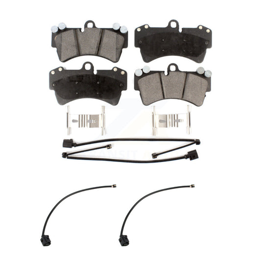 Ceramic Disc Brake Pads And Extra Wear Sensors Front Kit For Audi Q7