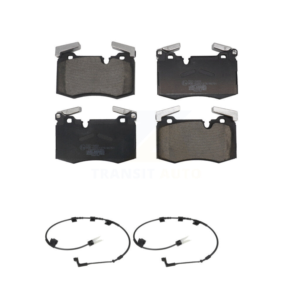 Ceramic Disc Brake Pads And Wear Sensors Front Kit For Mini Cooper