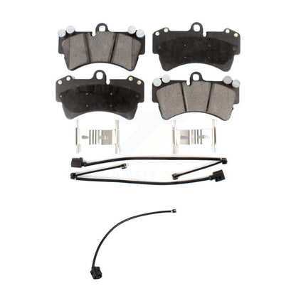 Ceramic Disc Brake Pads And Extra Wear Sensors Front Kit For Audi Q7