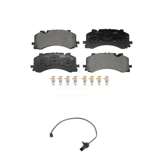 Ceramic Disc Brake Pads And Wear Sensors Front Kit For Audi A8 Quattro S6 S7