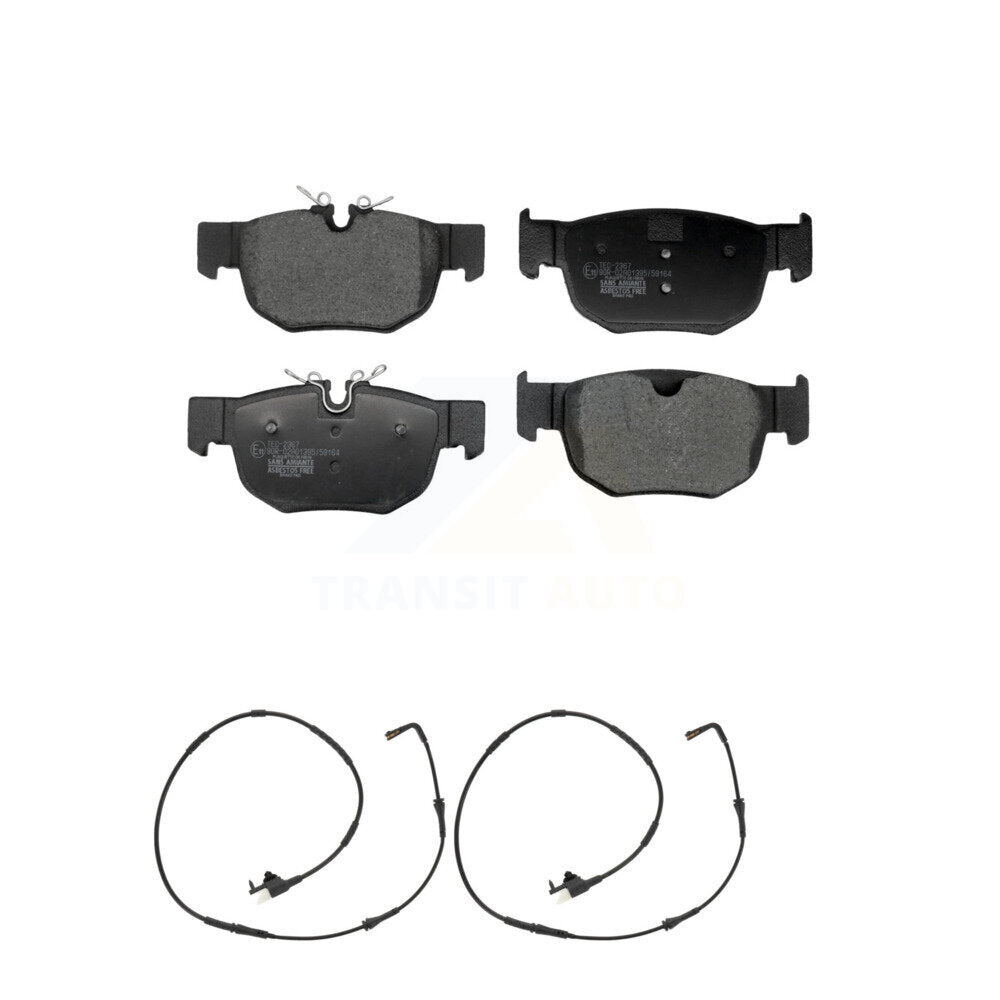Ceramic Brake Pads Wear Sensor Rear Kit For Jaguar F-Pace Land Rover Range Velar