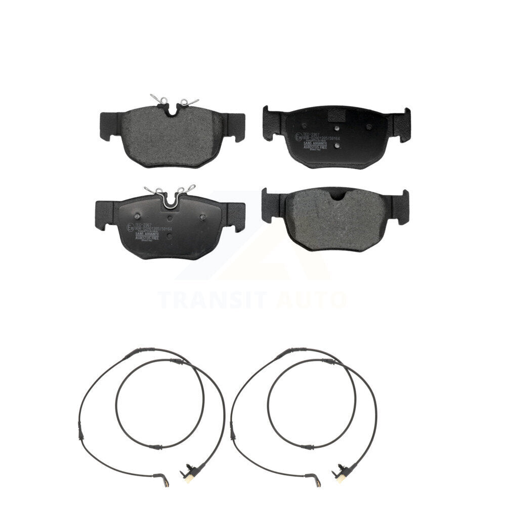 Ceramic Brake Pads Wear Sensor Rear Kit For Land Rover Range Velar Jaguar F-Pace