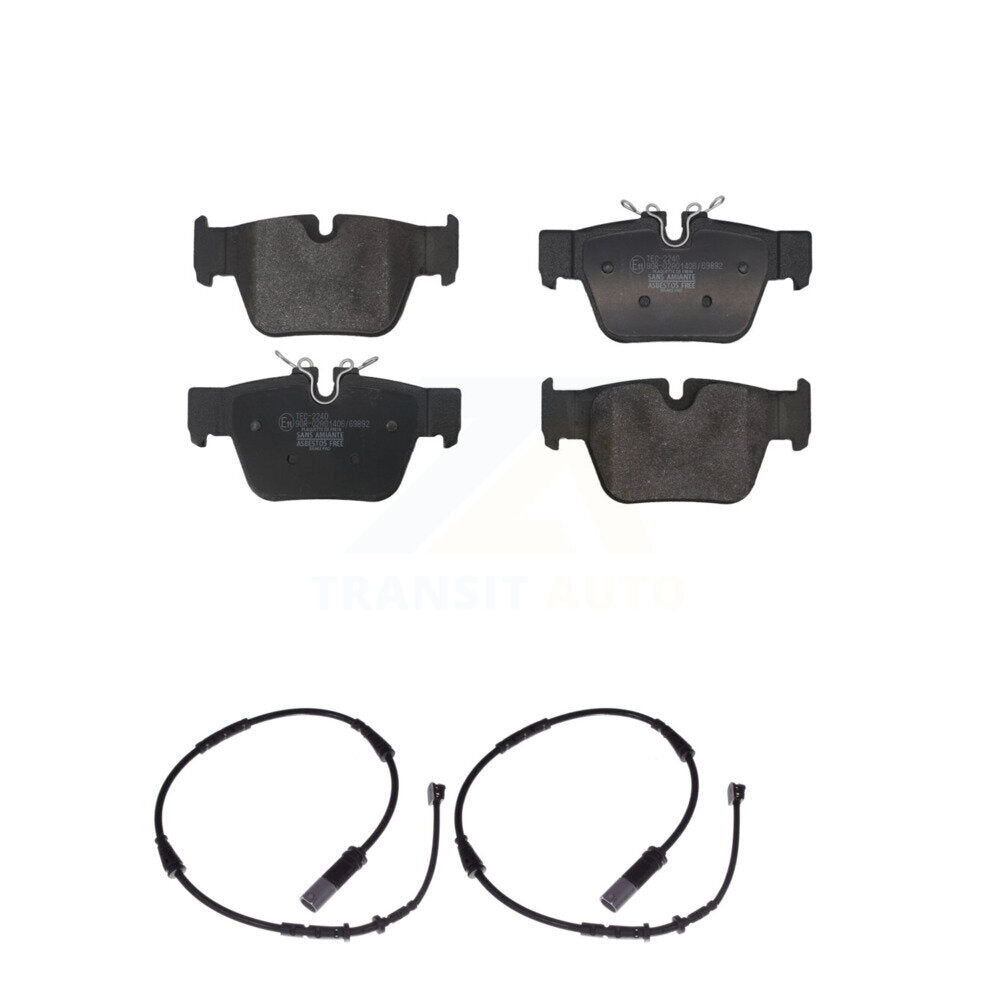 Ceramic Disc Brake Pad & Wear Sensor Rear Kit For BMW X2 M235i xDrive Gran Coupe