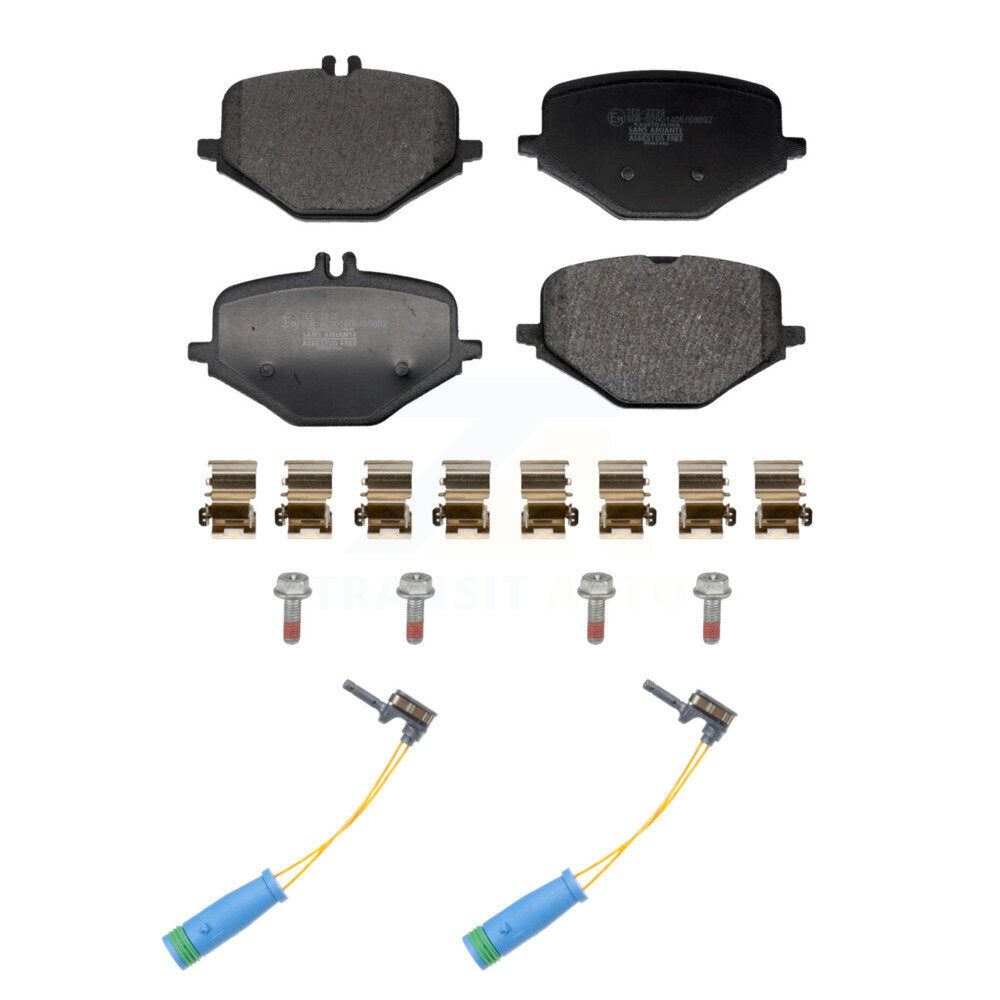 Ceramic Brake Pad & Wear Sensor Rear Kit For Mercedes-Benz G63 AMG GLE63 S GLS63