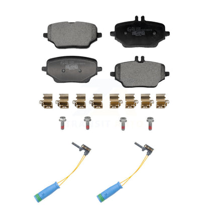 Ceramic Disc Brake Pads And Wear Sensors Rear Kit For Mercedes-Benz GLE350