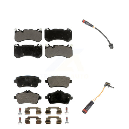 Ceramic Brake Pad And Wear Sensor Front Rear Kit For Mercedes-Benz ML63 AMG GL63