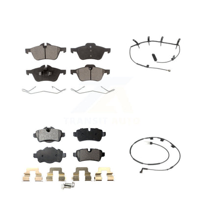 Ceramic Disc Brake Pads And Wear Sensors Front Rear Kit For Mini Cooper