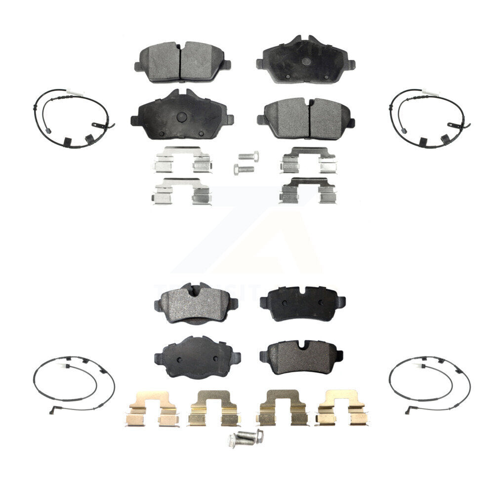 Ceramic Disc Brake Pads And Wear Sensors Front Rear Kit For Mini Cooper