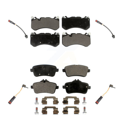 Ceramic Brake Pad And Wear Sensor Front Rear Kit For Mercedes-Benz ML63 AMG GL63