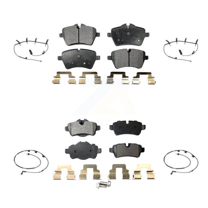 Ceramic Disc Brake Pads And Wear Sensors Front Rear Kit For Mini Cooper
