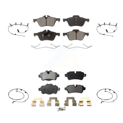 Ceramic Disc Brake Pads And Wear Sensors Front Rear Kit For Mini Cooper